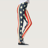 Leggings Drapeau des États-Unis d'Amérique (Droite)