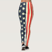 Leggings Drapeau des États-Unis d'Amérique (Dos)