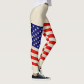 Leggings Drapeau des États-Unis d'Amérique - grungy (Droite)