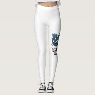 Leggings Drapeau des États-Unis. Le président Donald Trump