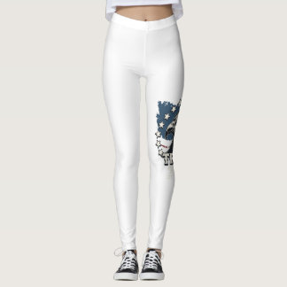 Leggings Drapeau des États-Unis. Le président Donald Trump