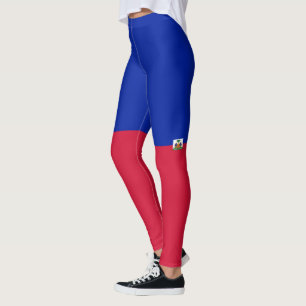 Leggings Drapeau des guêtres du Haïti