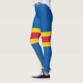 Leggings Drapeau des îles Åland patriotiques (Gauche)