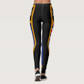 Leggings Drapeau des îles Vierges (Dos)