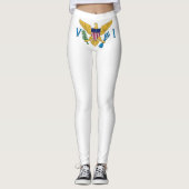 Leggings Drapeau des îles Vierges américaines (Devant)