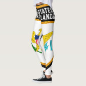 Leggings Drapeau des Îles Vierges américaines (Gauche)