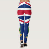 Leggings Drapeau des îles Vierges britanniques (Dos)