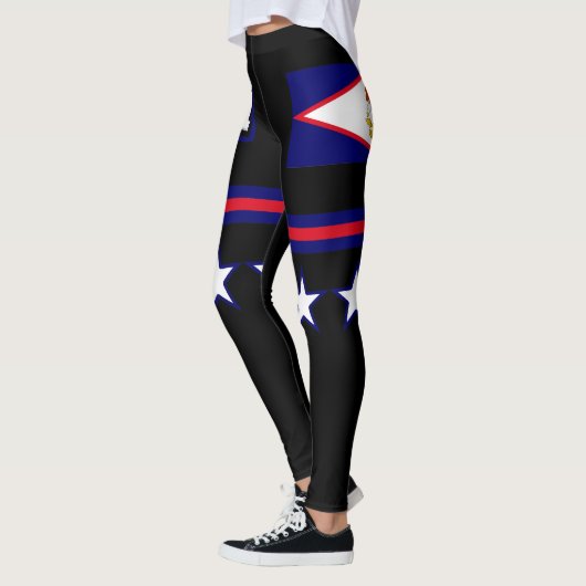 Leggings Drapeau des Samoa américaines (Gauche)