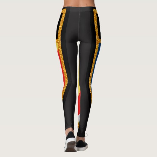 Leggings Drapeau des Seychelles (Dos)