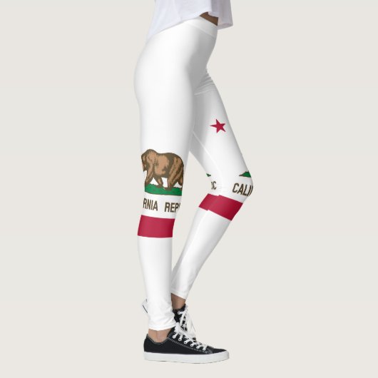 Leggings Drapeau d'État de la République de Californie (Droite)