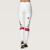 Leggings Drapeau d'État de la République de Californie (Dos)