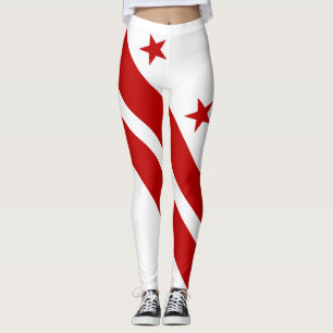 Leggings Drapeau d'État de Washington DC