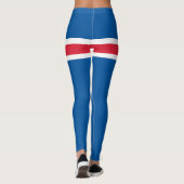 Leggings Drapeau d'Islande (Dos)