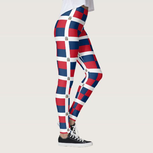 Leggings Drapeau dominicain (Droite)