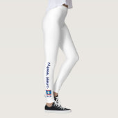 Leggings Drapeau du Belize et du Bélizien Personnalisé (Droite)