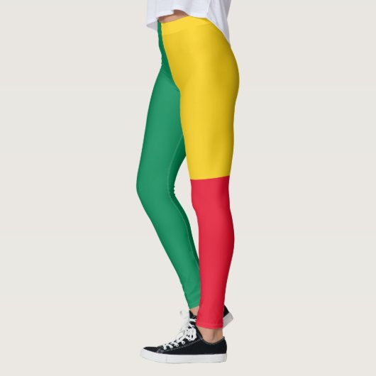 Leggings Drapeau du Bénin patriotique (Gauche)