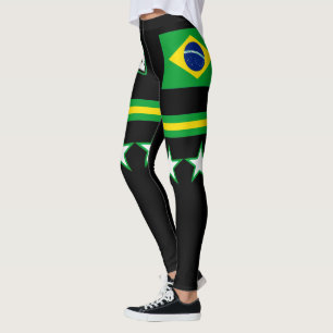 Leggings Drapeau du Brésil