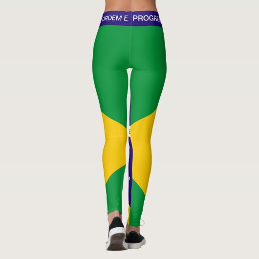 Leggings Drapeau du Brésil (Dos)