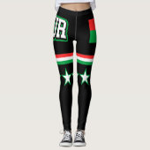 Leggings Drapeau du Burkina Faso (Devant)