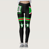 Leggings Drapeau du Burundi (Devant)