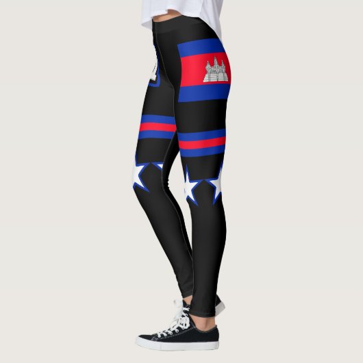 Leggings Drapeau du Cambodge (Gauche)