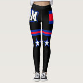 Leggings Drapeau du Cambodge (Devant)
