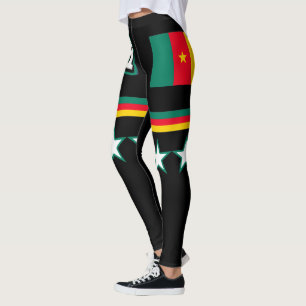 Leggings Drapeau du Cameroun