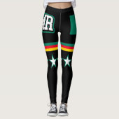 Leggings Drapeau du Cameroun (Devant)