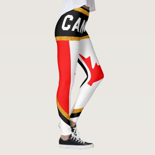 Leggings Drapeau du Canada (Droite)
