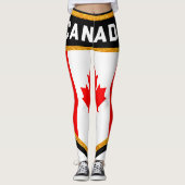 Leggings Drapeau du Canada (Devant)