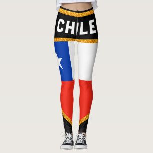 Leggings Drapeau du Chili