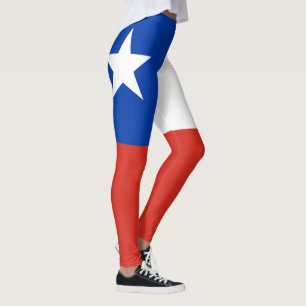 Leggings Drapeau du Chili