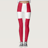 Leggings Drapeau du Danemark (Devant)