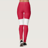 Leggings Drapeau du Danemark ou drap danois (Dos)