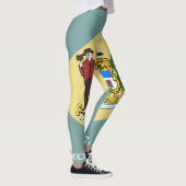 Leggings Drapeau du Delaware, États-Unis (Droite)