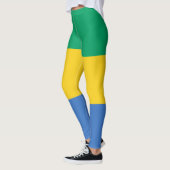 Leggings Drapeau du Gabon (Gauche)