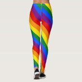 Leggings Drapeau du Gay pride arc-en-ciel LGBT (Dos)