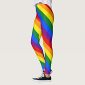 Leggings Drapeau du Gay pride arc-en-ciel LGBT (Gauche)