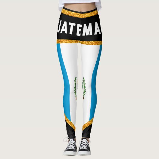 Leggings Drapeau du Guatemala (Devant)