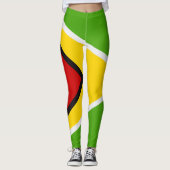 Leggings Drapeau du Guyana Cool (Devant)