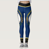 Leggings Drapeau du Kentucky (Devant)