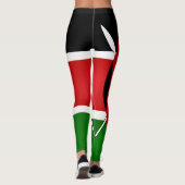 Leggings Drapeau du Kenya Cool (Dos)