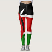 Leggings Drapeau du Kenya Cool (Devant)