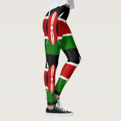 Leggings Drapeau du Kenya Massaï Bendera ya Kenya (Droite)