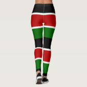 Leggings Drapeau du Kenya Massaï Bendera ya Kenya (Dos)