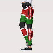 Leggings Drapeau du Kenya Massaï Bendera ya Kenya (Gauche)