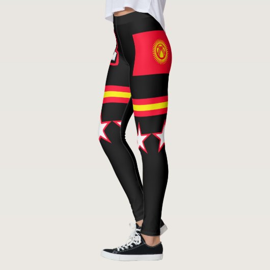 Leggings Drapeau du Kirghizistan (Gauche)