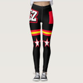 Leggings Drapeau du Kirghizistan (Devant)