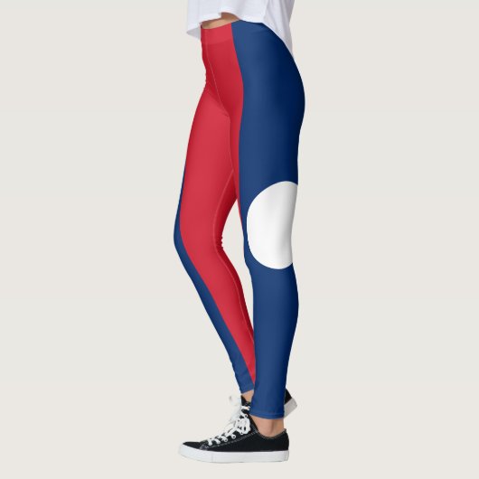 Leggings Drapeau du Laos (Gauche)