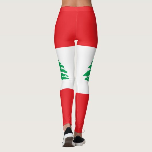 Leggings Drapeau du Liban (Dos)